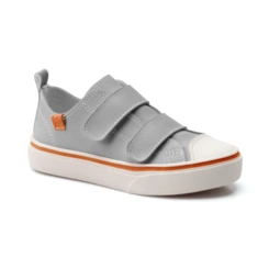 Tênis Infantil Casual Urbano Freestyle Mini - Cinza/Laranja