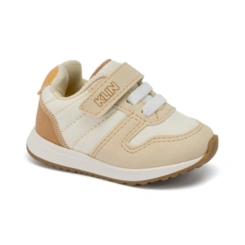 Tênis Infantil Walk Baby - Off White/Capuccino/Ocre