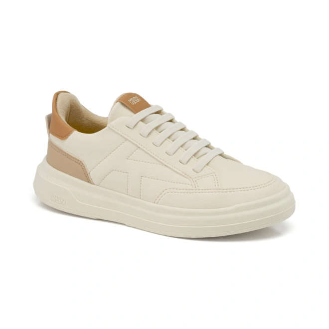 Tênis Infantil Capri Kids - Off White/Capuccino