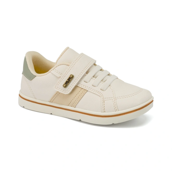 Sapato Infantil Flyer Mini - Off White/Verde