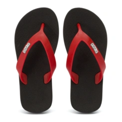 Chinelo Acqua Kids - Preto/Vermelho