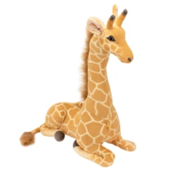 Girafa de Pelúcia Deitada - 55 cm