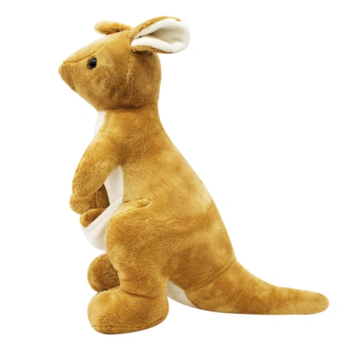 Canguru de Pelúcia com Filhote - 48 cm