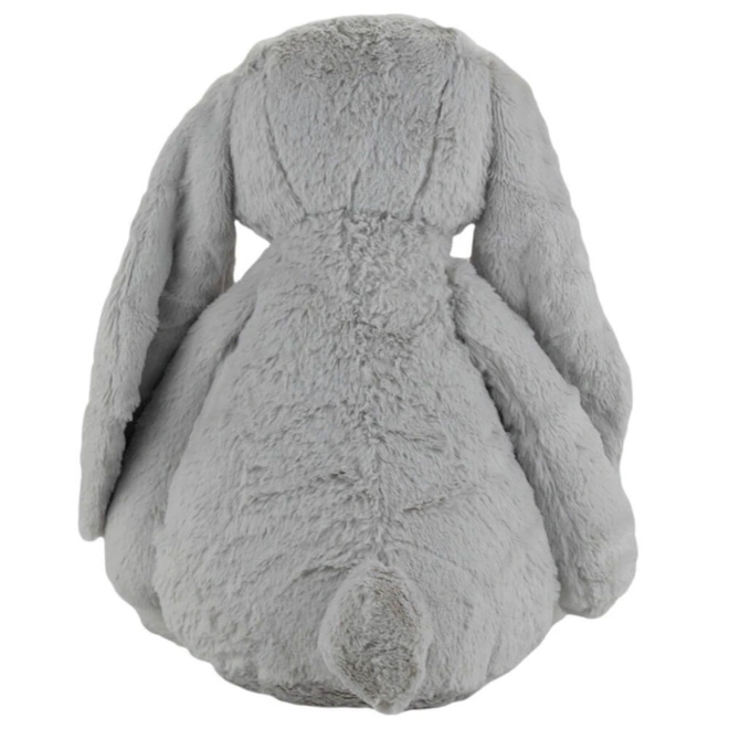 Coelho Orelhudo de Pelúcia - Cinza - 21 cm