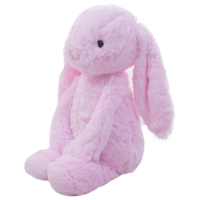 Coelho Orelhudo de Pelúcia - Rosa - 25 cm