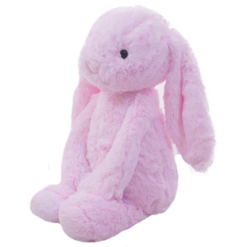 Coelho Orelhudo de Pelúcia - Rosa - 25 cm