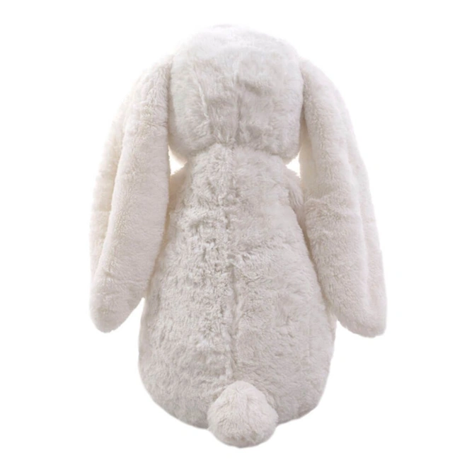 Coelho Orelhudo de Pelúcia - Branco - 25 cm