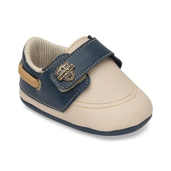 Sapato Dockside - Marinho/Bege