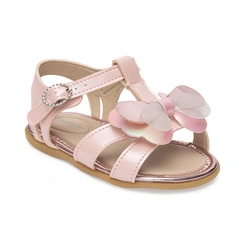 Sandália Encanto com Apliques - Rosa