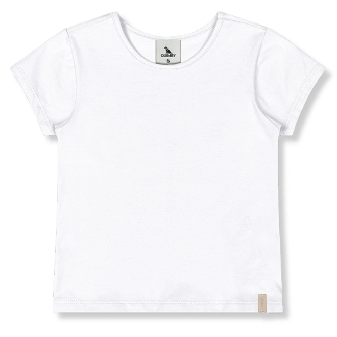 Blusa Manga Curta em Cotton - Branco