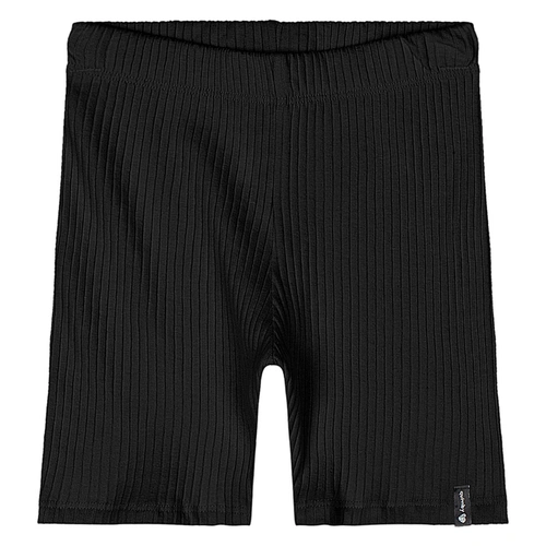 Bermuda Ciclista em Ribana Micro Canelada - Preto