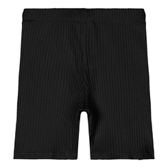 Bermuda Ciclista em Ribana Micro Canelada - Preto