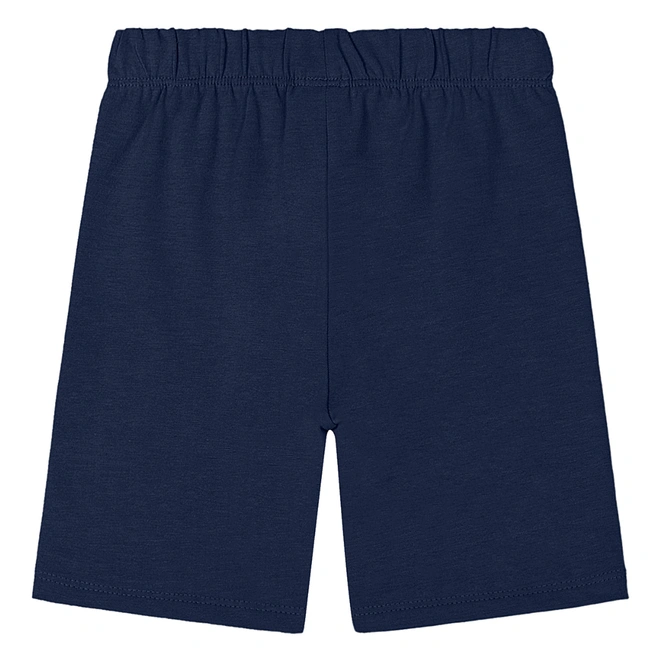 Bermuda Ciclista em Cotton - Azul