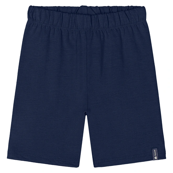 Bermuda Ciclista em Cotton - Azul