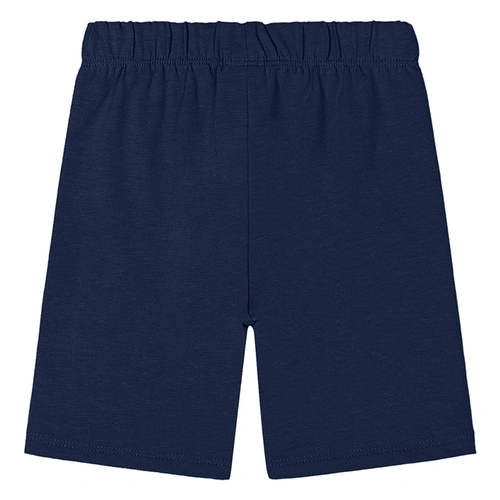 Bermuda Ciclista em Cotton - Azul