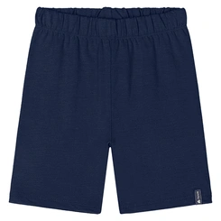 Bermuda Ciclista em Cotton - Azul