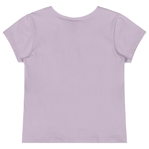 Blusa Manga Curta em Cotton - Lilás
