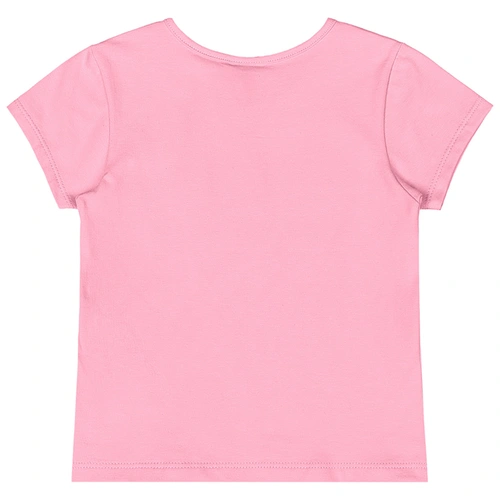 Blusa Manga Curta em Cotton - Rosa