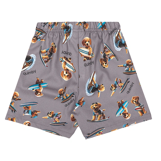 Conjunto Regata em Malha Flamê e Bermuda Microfibra - Baunilha