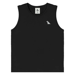 Camiseta Regata em Malha Dry Fit - Preto
