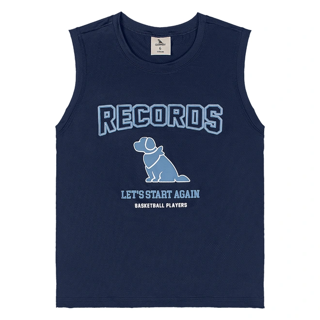 Conjunto Regata Malha Dry Fit e Bermuda Microfibra - Azul