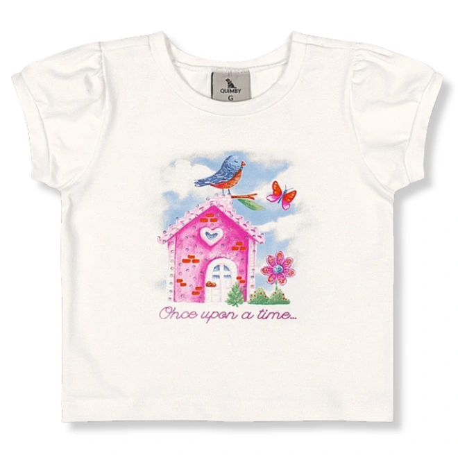 Conjunto Blusa e Short em Cotton - Natural