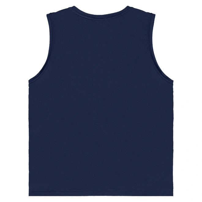 Camiseta Regata em Malha Dry Fit - Azul