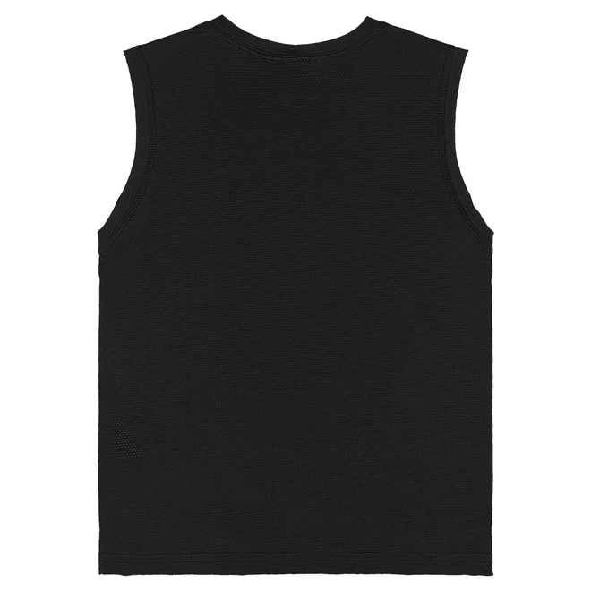 Conjunto Regata Malha Dry Fit e Bermuda Microfibra - Preto