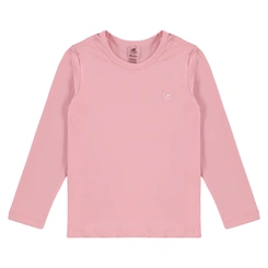 Blusa com Proteção Solar UV Manga Longa Praia - Rosa Prisma
