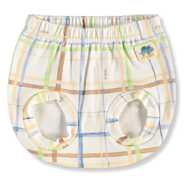 Conjunto Dino Body Meia Manga e Short em Suedine - Natural