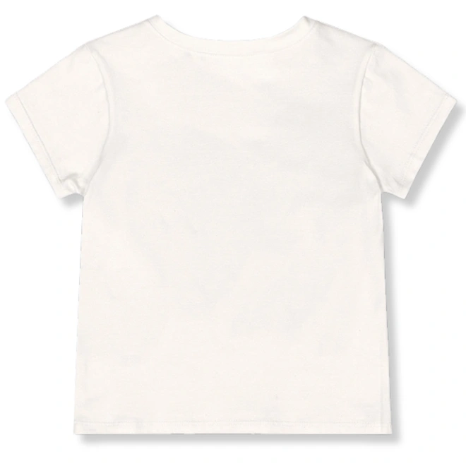 Conjunto Blusa em Cotton e Saia-Short em Malha e Tule - Natural