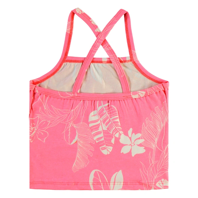 Conjunto Blusa e Short em Cotton Floral - Rosa