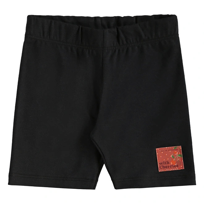 Conjunto Camiseta Regata em Malha e Bermuda Ciclista em Cotton Cherry - Vermelho/Preto