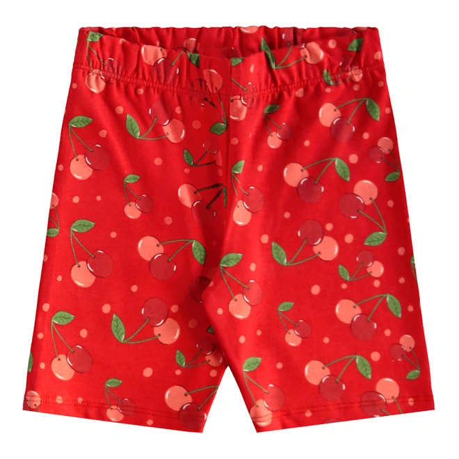 Conjunto Blusa Meia Manga e Bermuda em Cotton Cherry - Bege