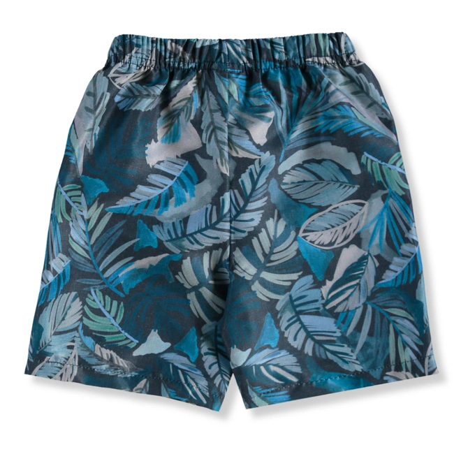 Conjunto Camiseta Regata em Malha e Bermuda em Microfibra - Branco