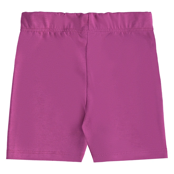 Conjunto Camiseta Regata em Malha e Bermuda Ciclista em Cotton Cherry - Lilás Neon