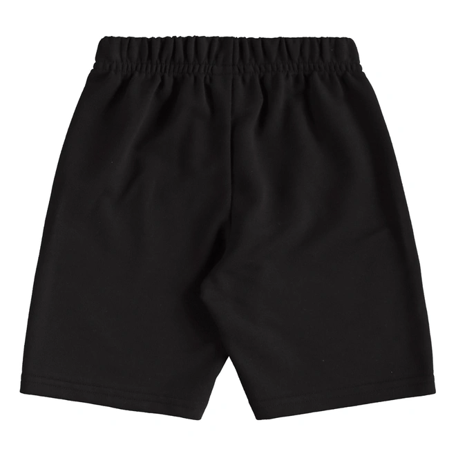 Conjunto Camisa Meia Manga em Malha e Bermuda em Moletom - Bege