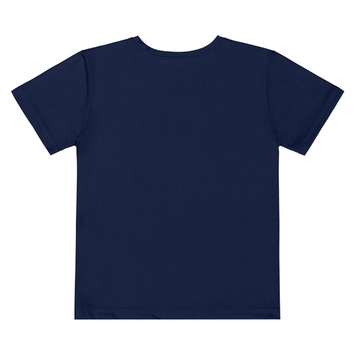 Camisa Meia Manga em Malha Dry Fit - Azul Escuro