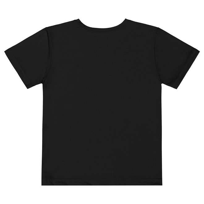 Camisa Meia Manga em Malha Dry Fit - Preto