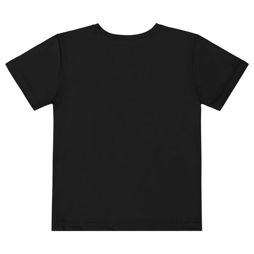 Camisa Meia Manga em Malha Dry Fit - Preto