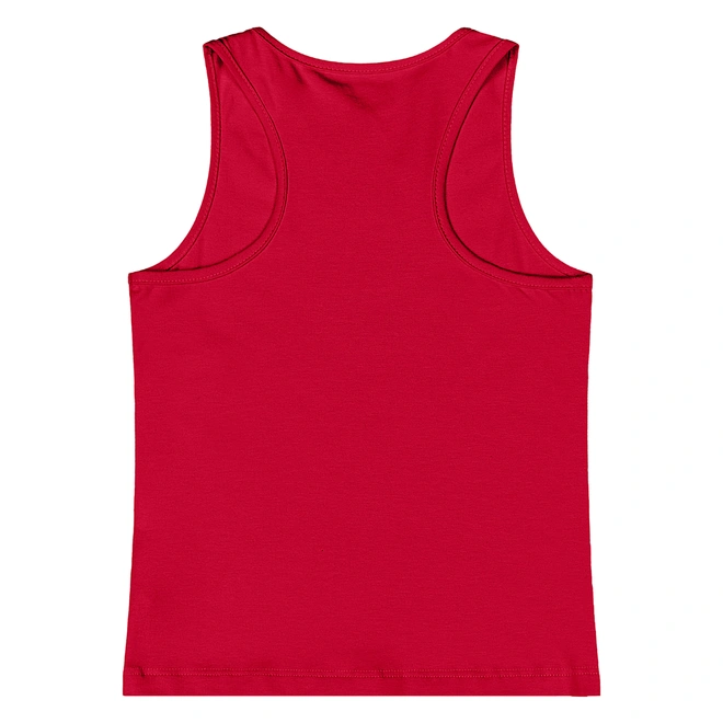 Camiseta Regata em Cotton - Vermelho