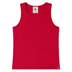 Camiseta Regata em Cotton - Vermelho