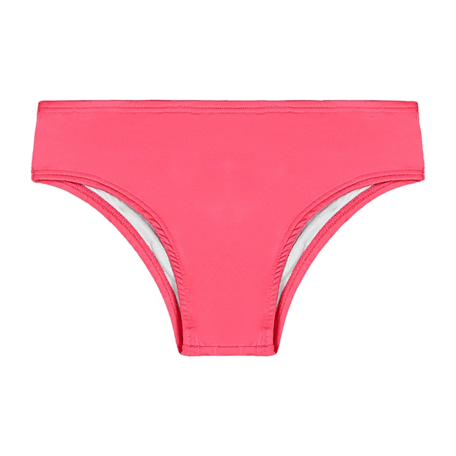 Biquíni em Malha Poliéster - Pink Neon
