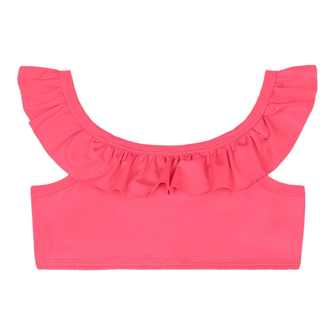 Biquíni em Malha Poliéster - Pink Neon