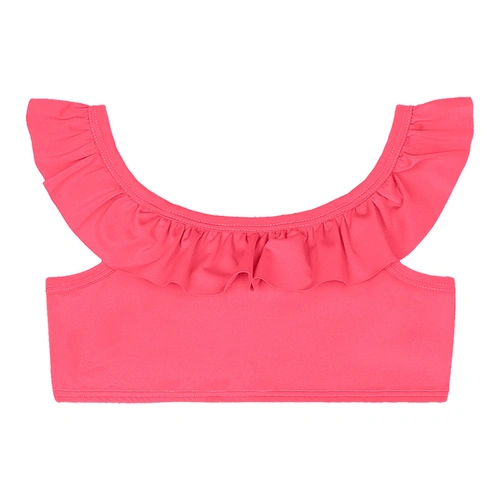 Biquíni em Malha Poliéster - Pink Neon