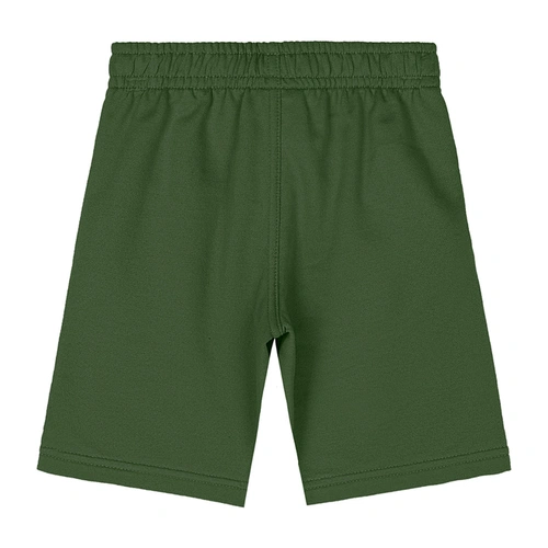Bermuda em Moletom sem Felpa - Verde Bronze