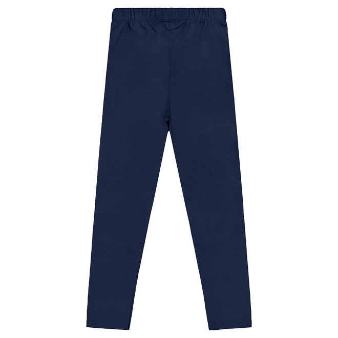 Calça Legging em Cotton - Azul