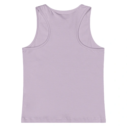 Camiseta Regata em Cotton - Lilás