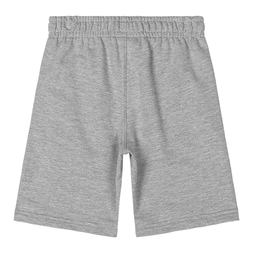 Bermuda em Moletom sem Felpa - Cinza Médio