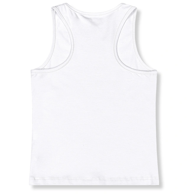 Camiseta Regata em Cotton - Branco